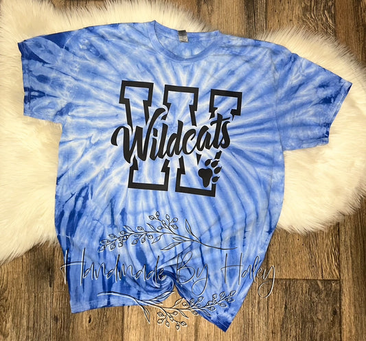 PC Wildcats Tie-Dye T-Shirt