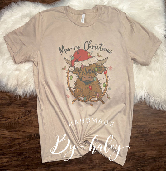 Moo-ry Christmas T-Shirt