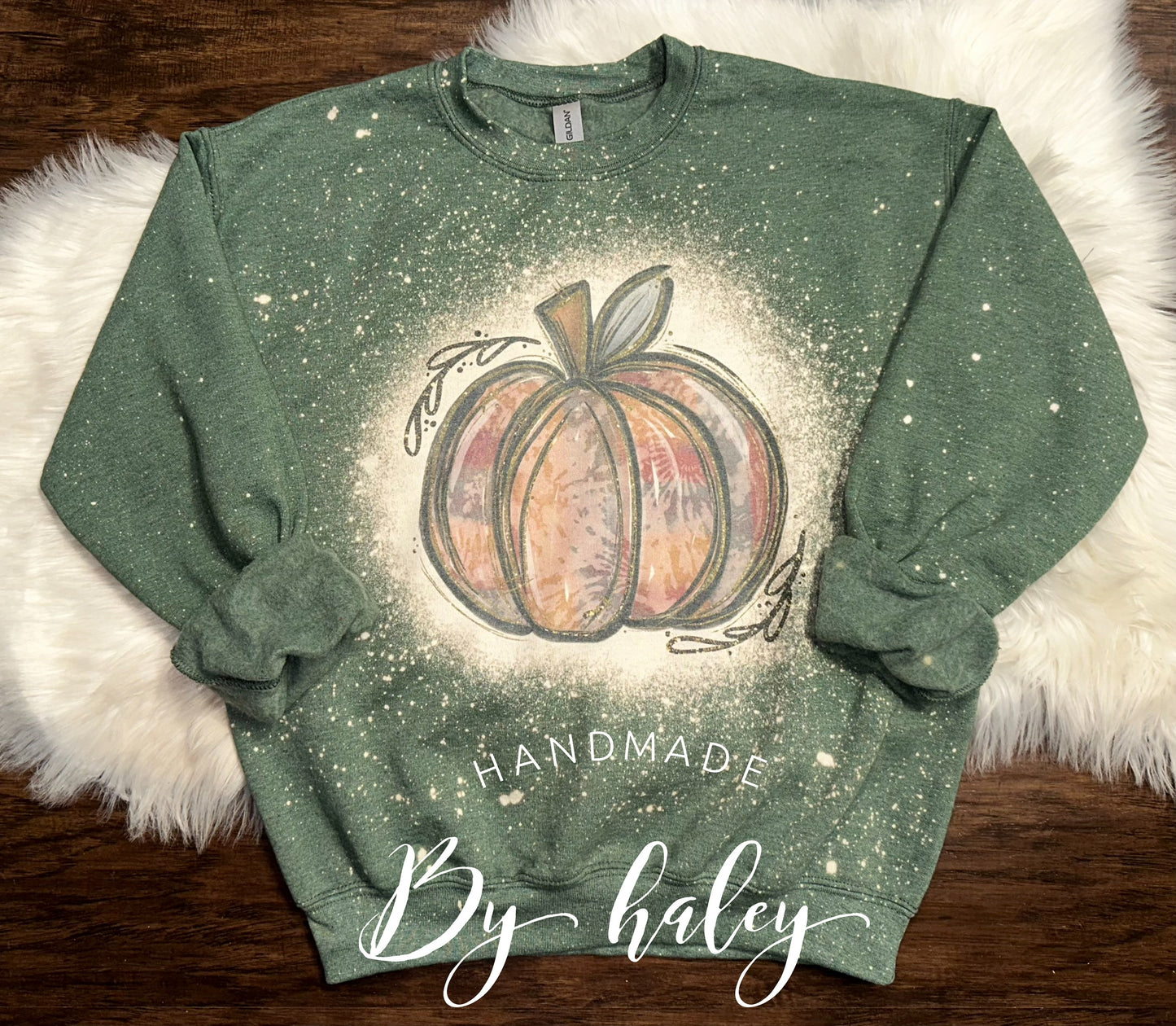 Bleached Pumpkin Crewneck