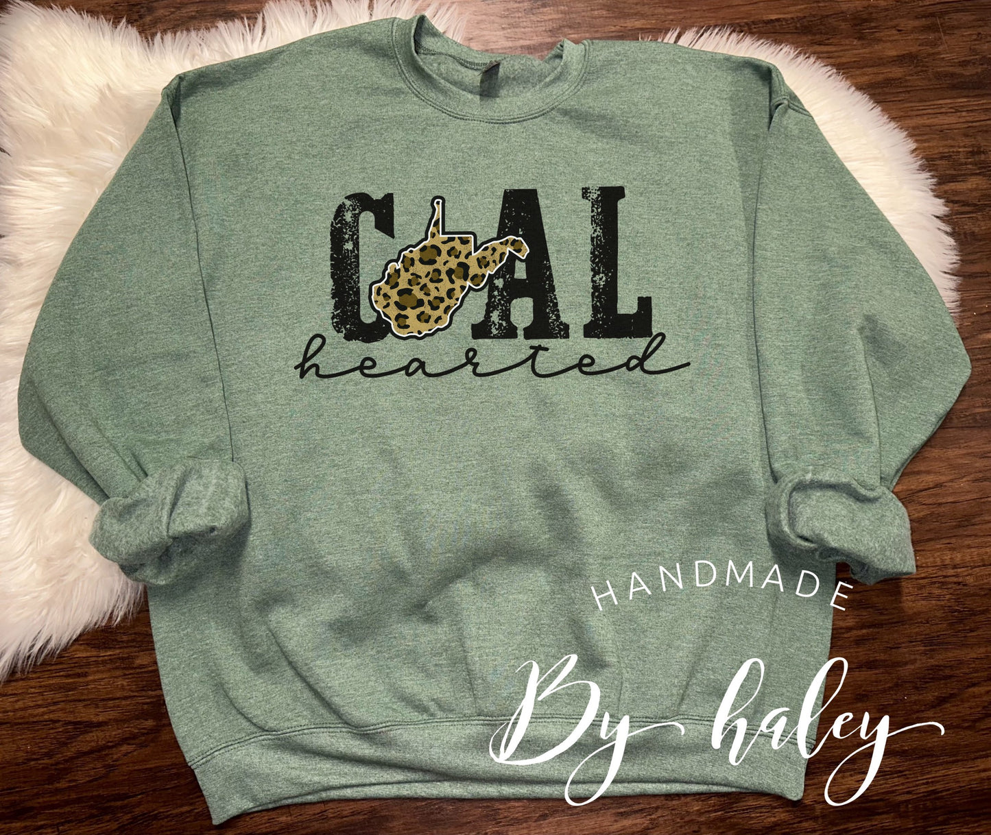 Coal hearted crewneck