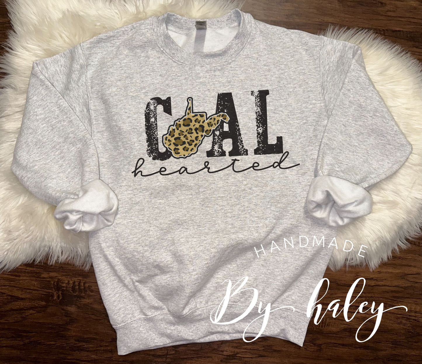 Coal hearted crewneck