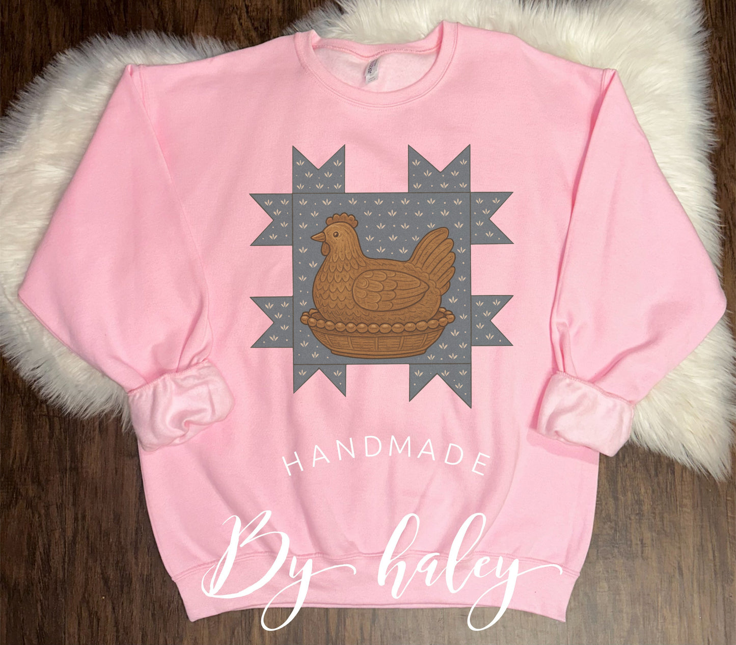 Quilt Hen Crewneck