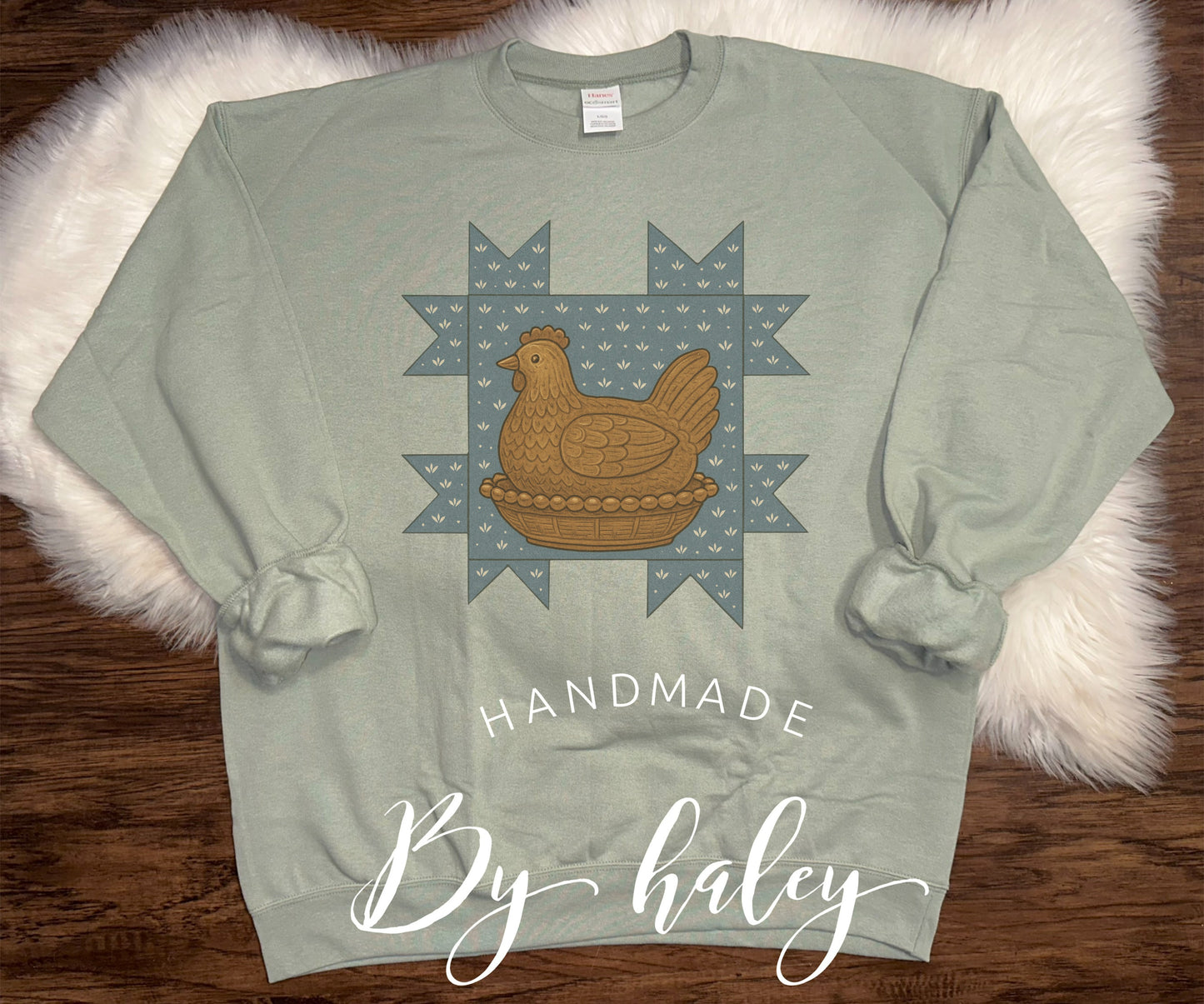 Quilt Hen Crewneck