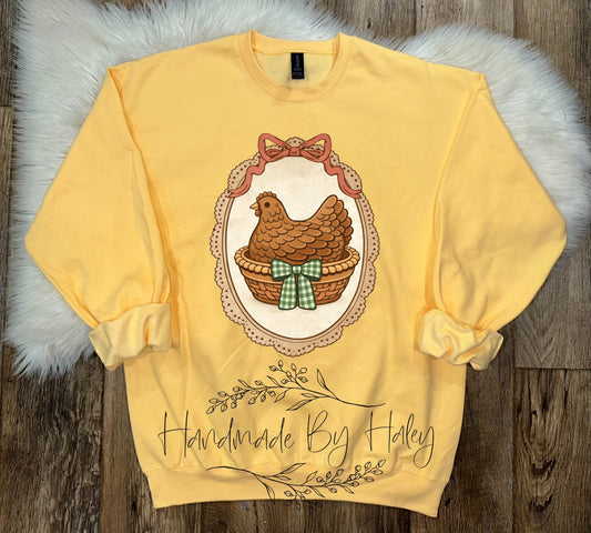 Hen Basket Crewneck