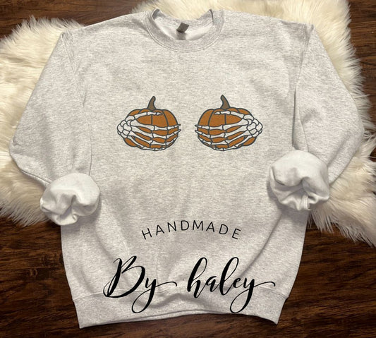 Pumpkin Tatas Crewneck