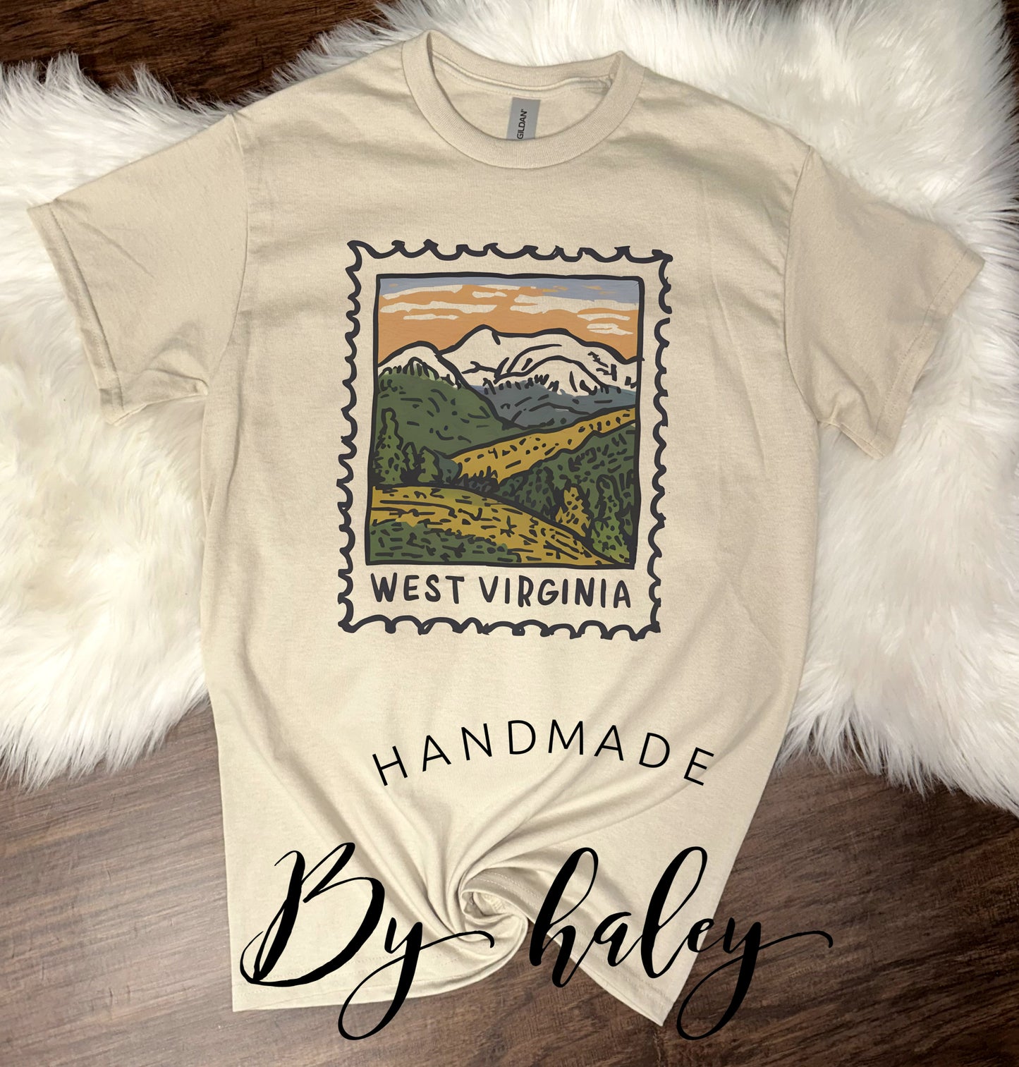 West Virginia Stamp T-Shirt
