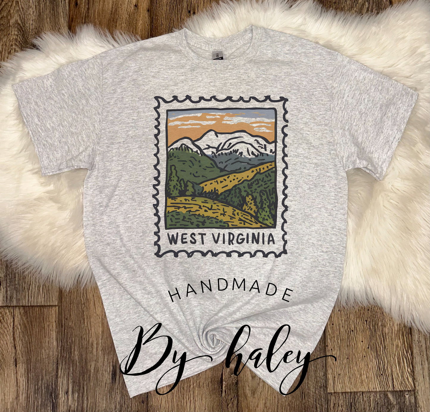 West Virginia Stamp T-Shirt