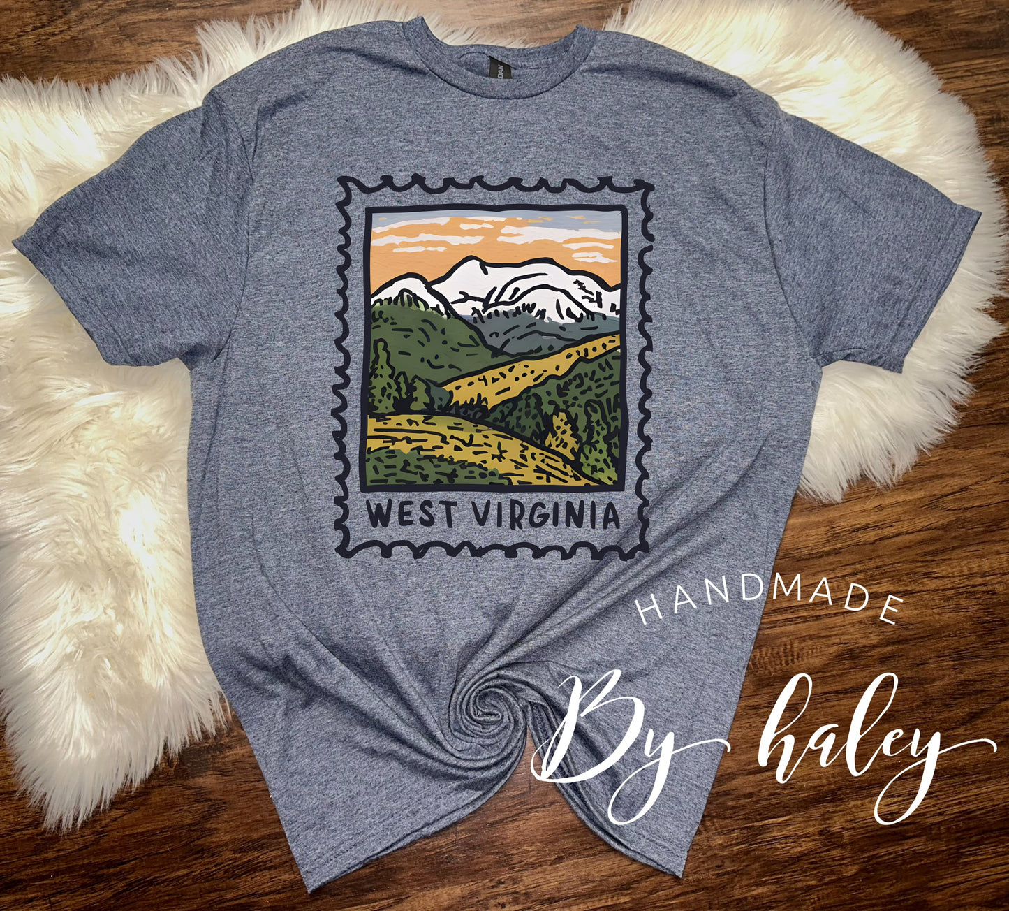 West Virginia Stamp T-Shirt