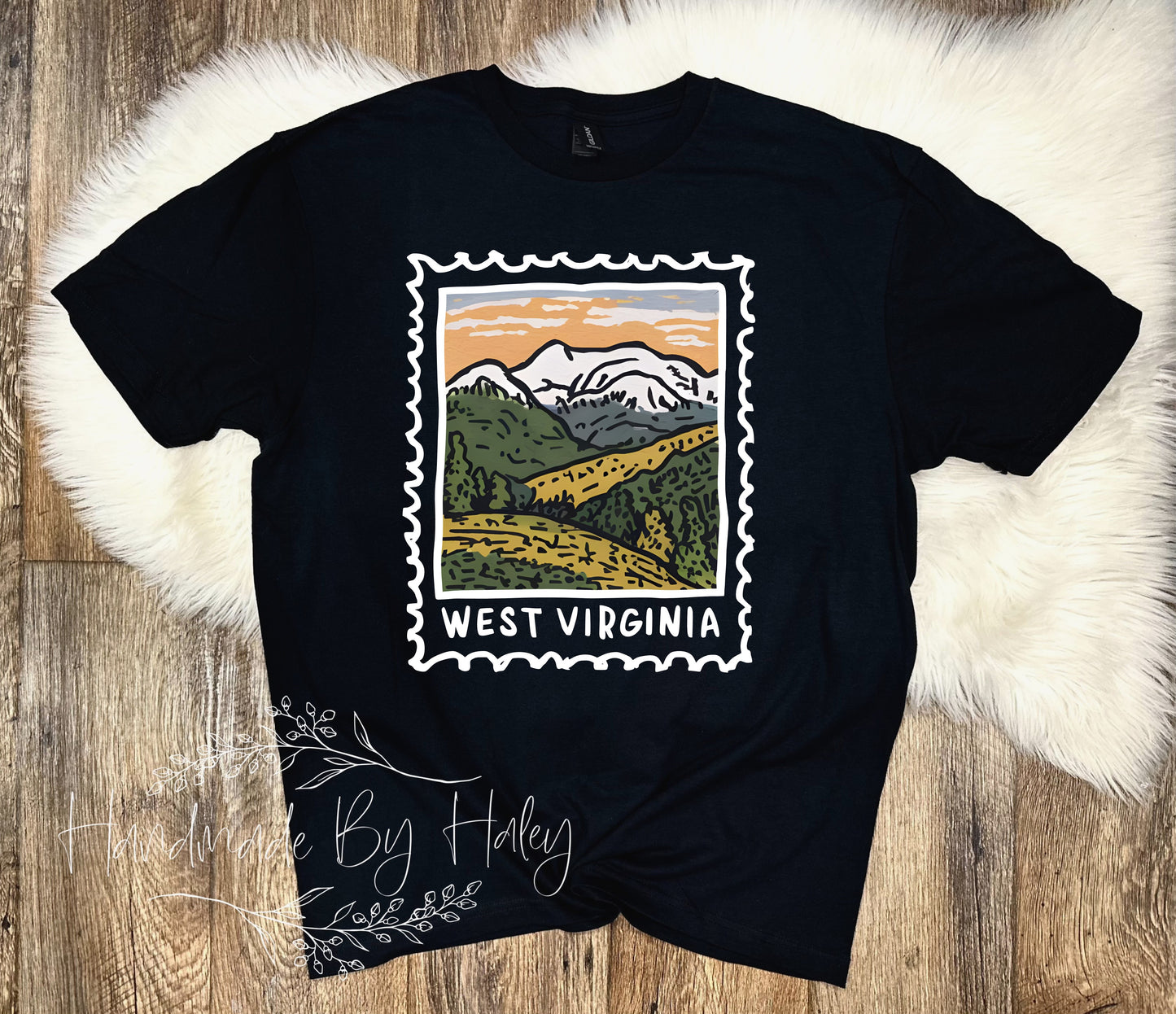 West Virginia Stamp T-Shirt