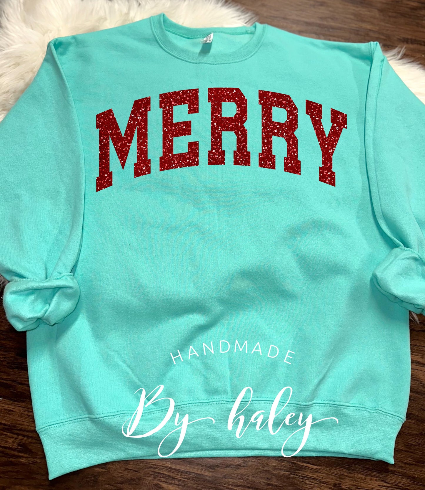 Glitter Merry Crewneck
