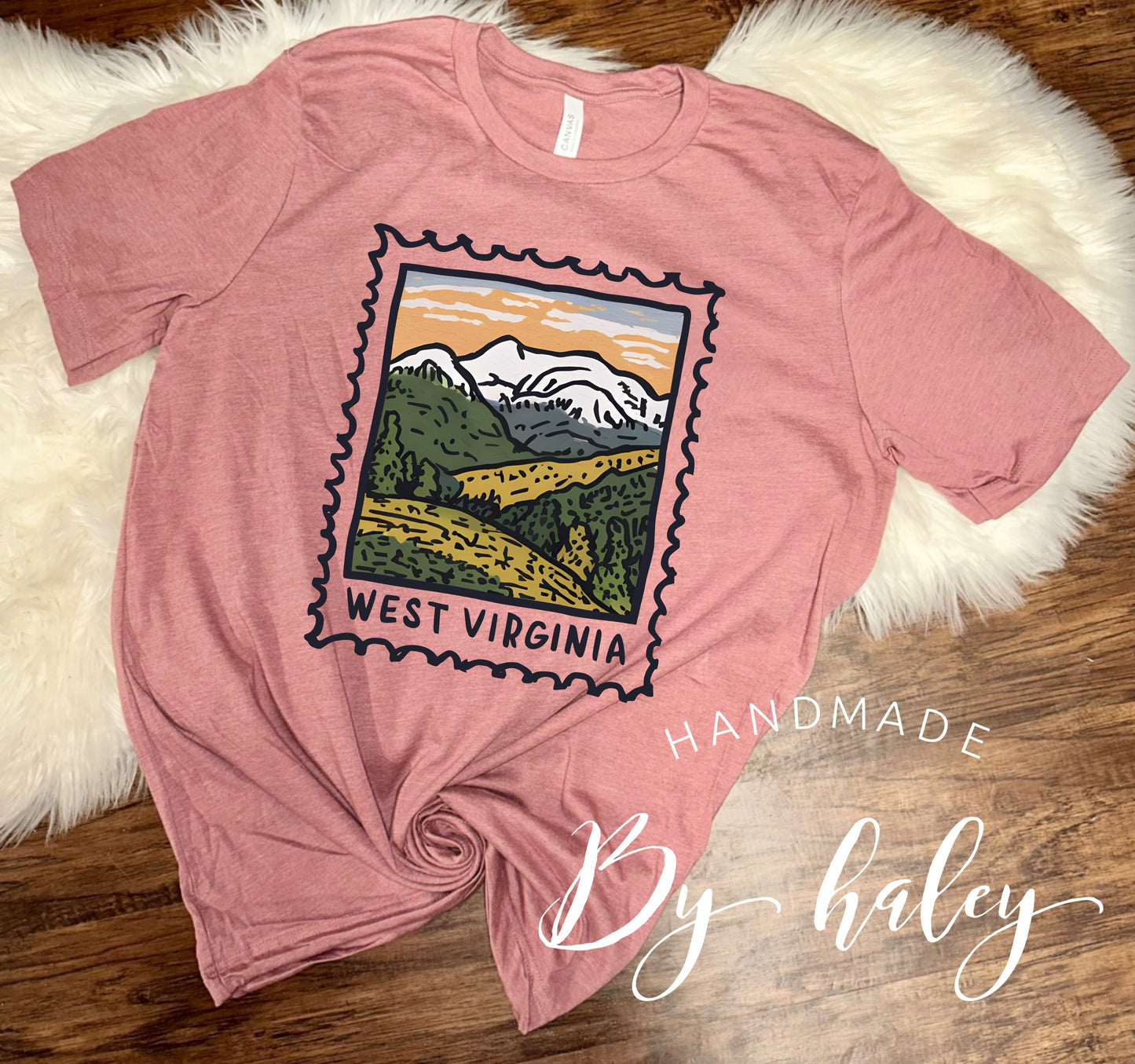 West Virginia Stamp T-Shirt