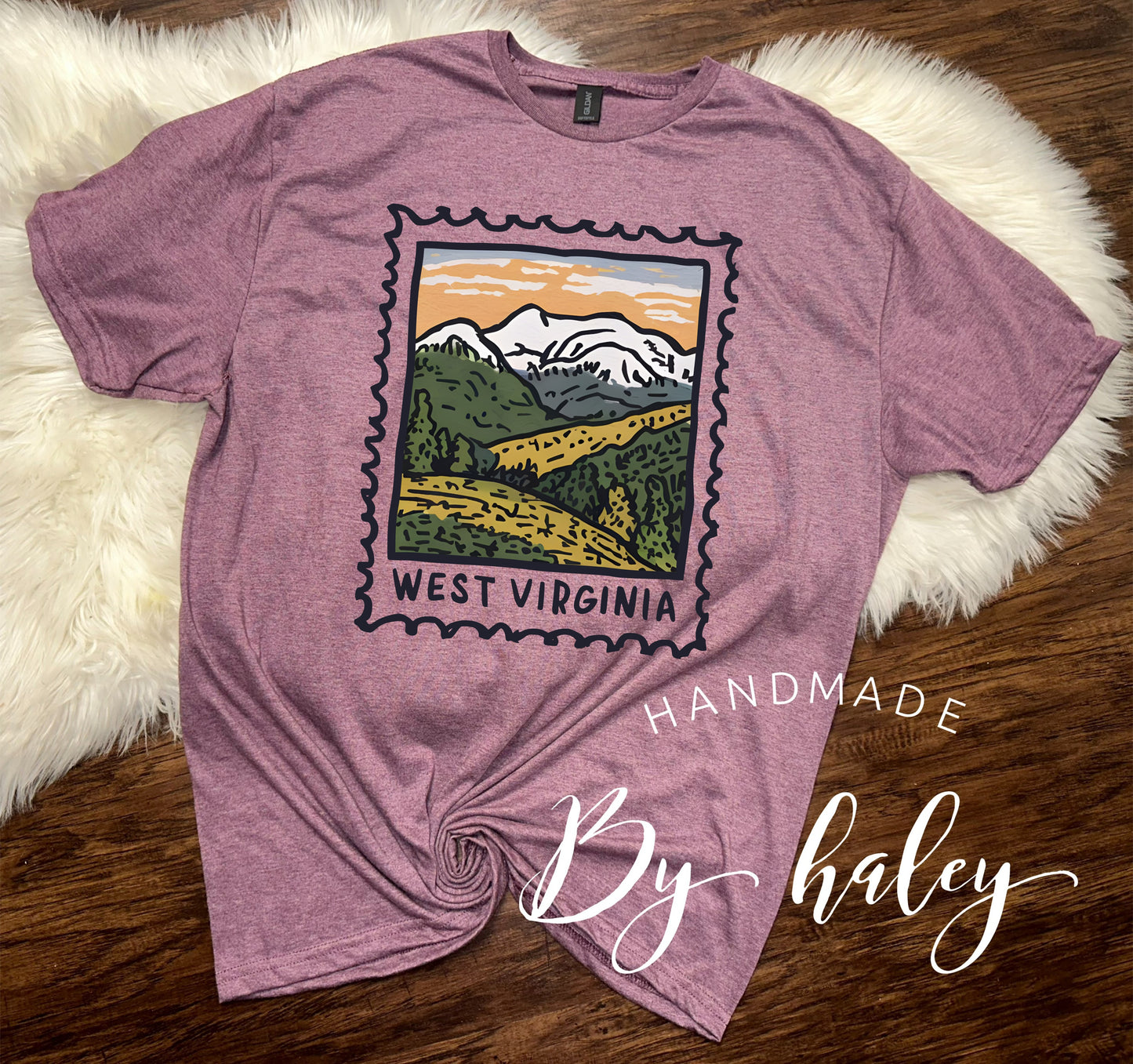 West Virginia Stamp T-Shirt