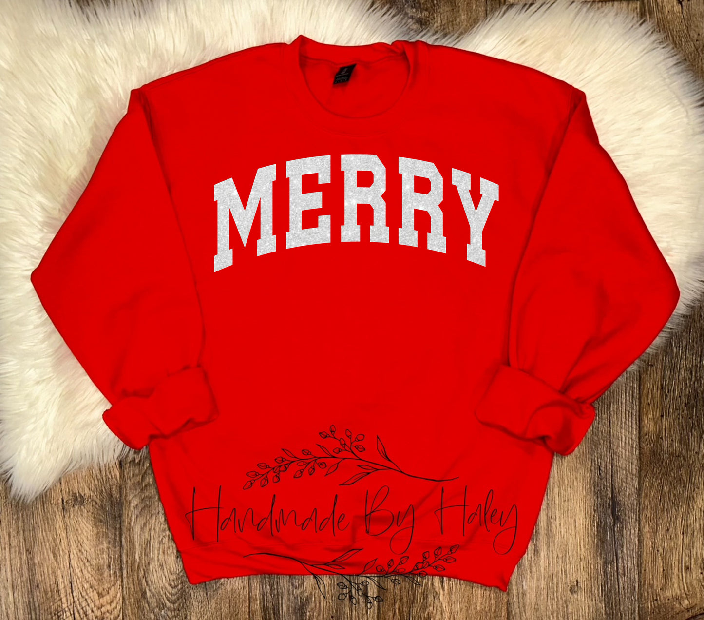 Glitter Merry 2.0 Crewneck