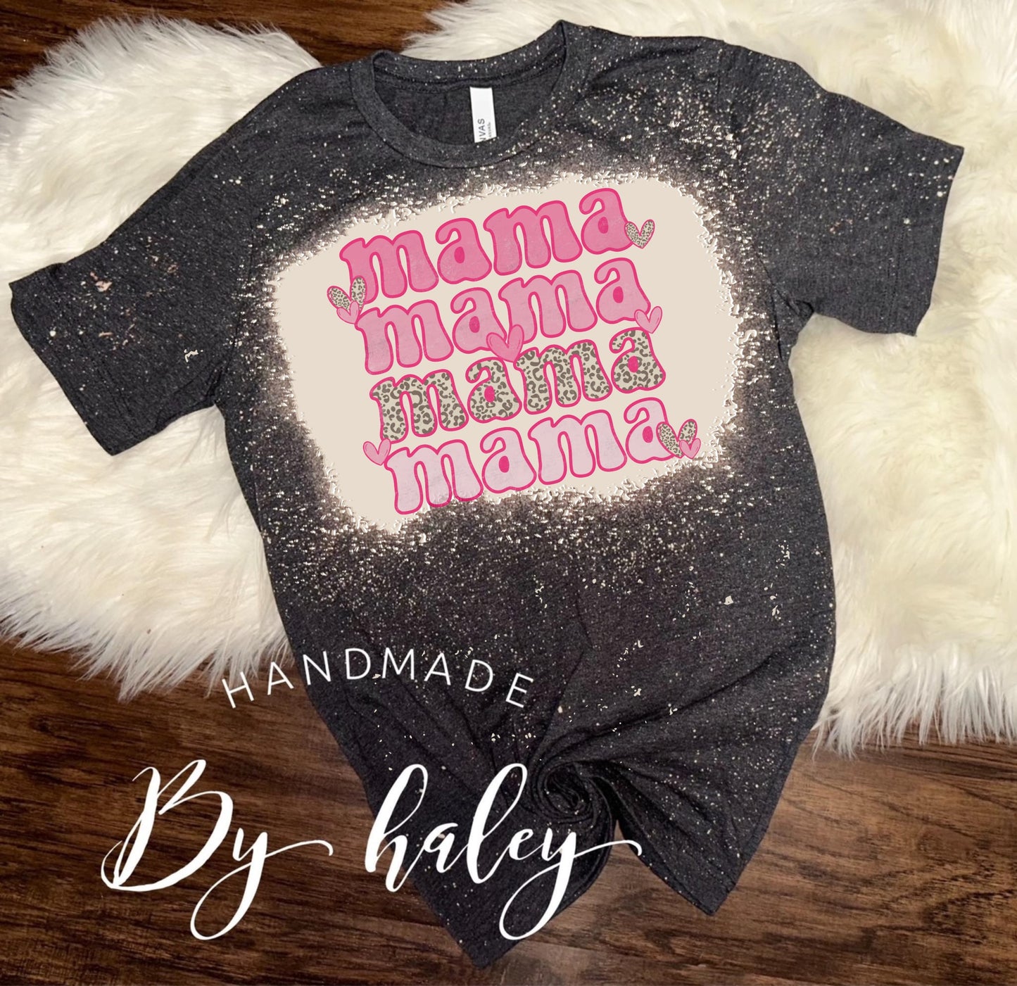 Bleached Valentine Mama T-Shirt