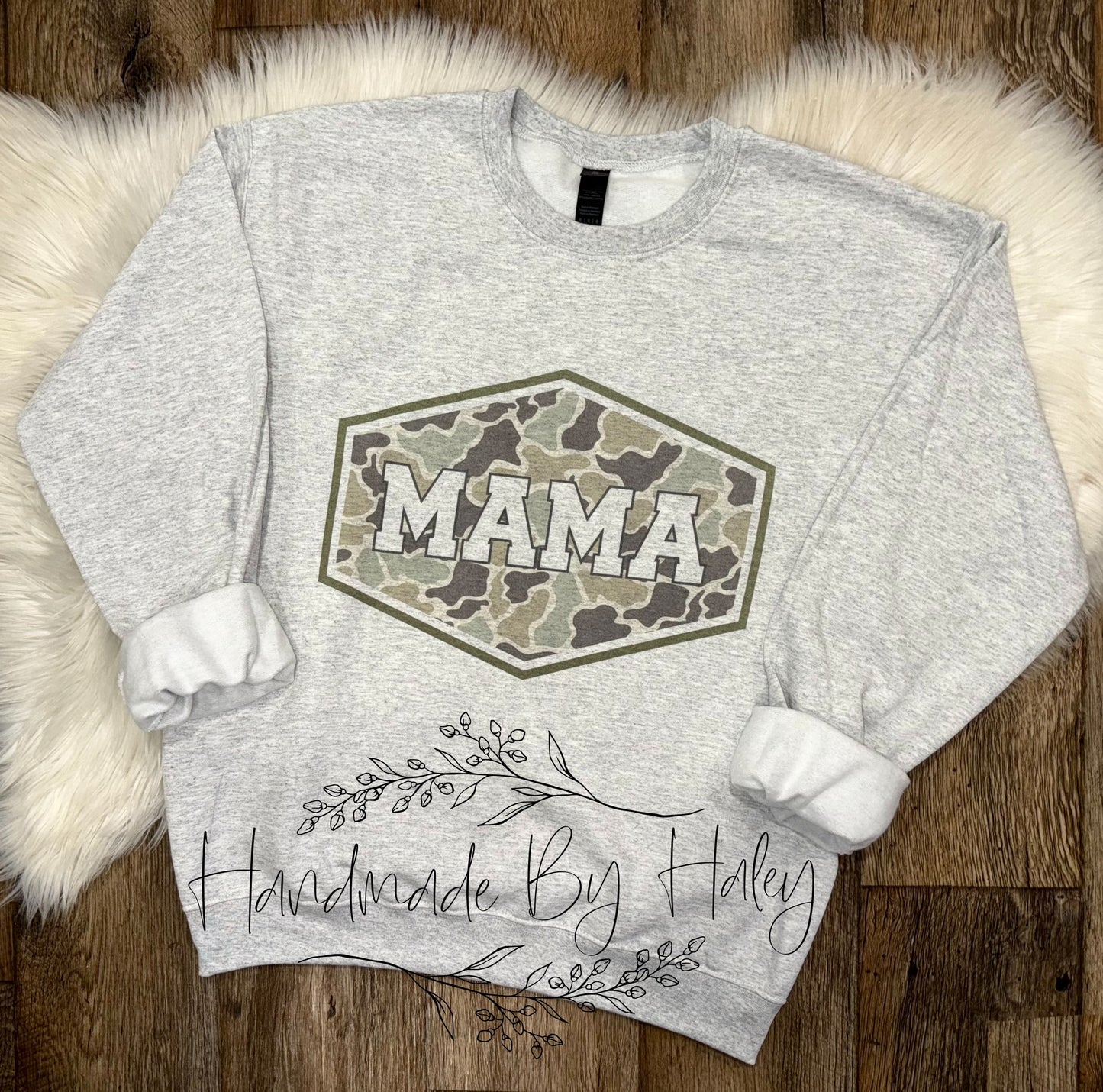 Camo Mama Crewneck