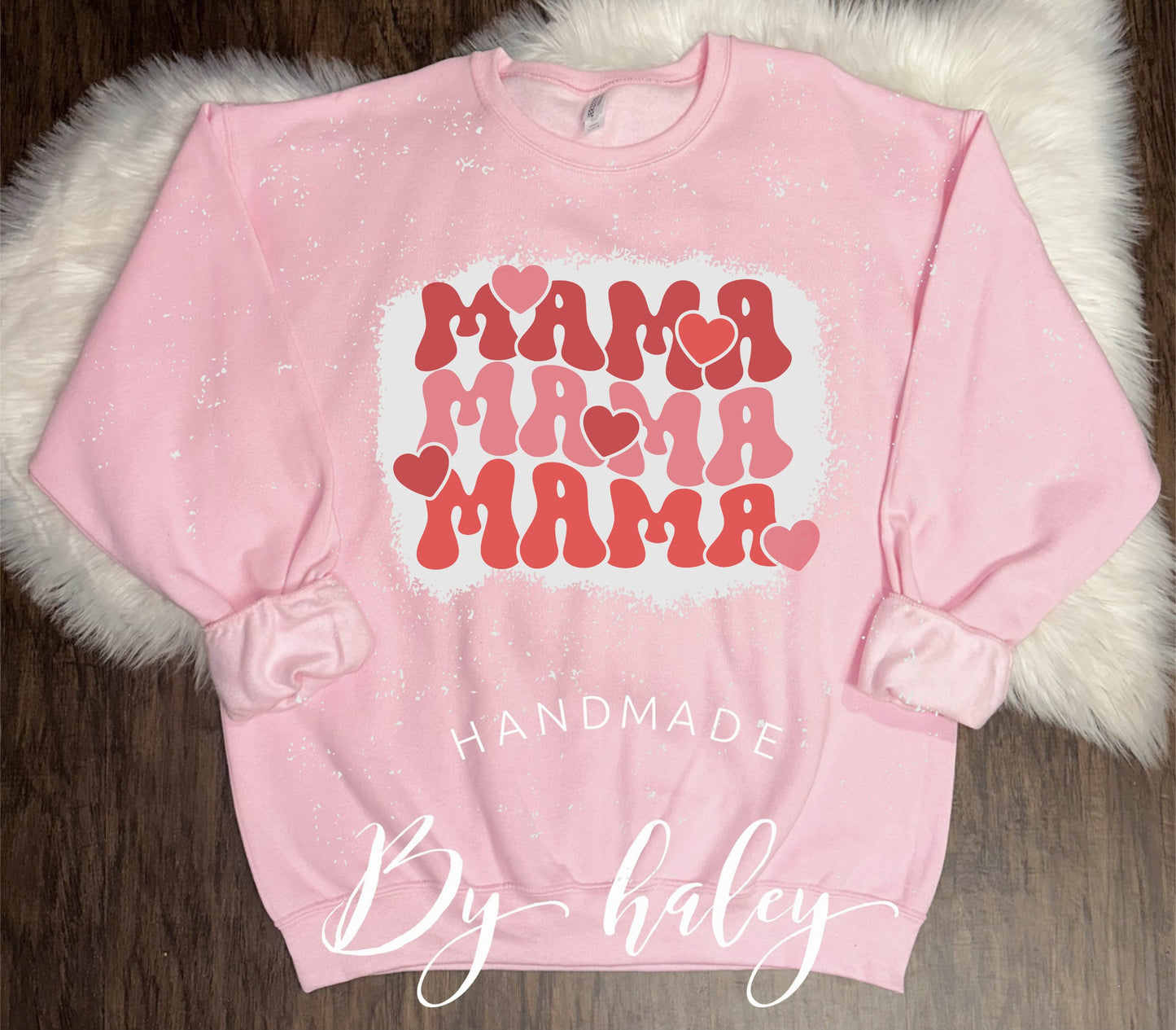 Bleached V-Day Mama Crewneck