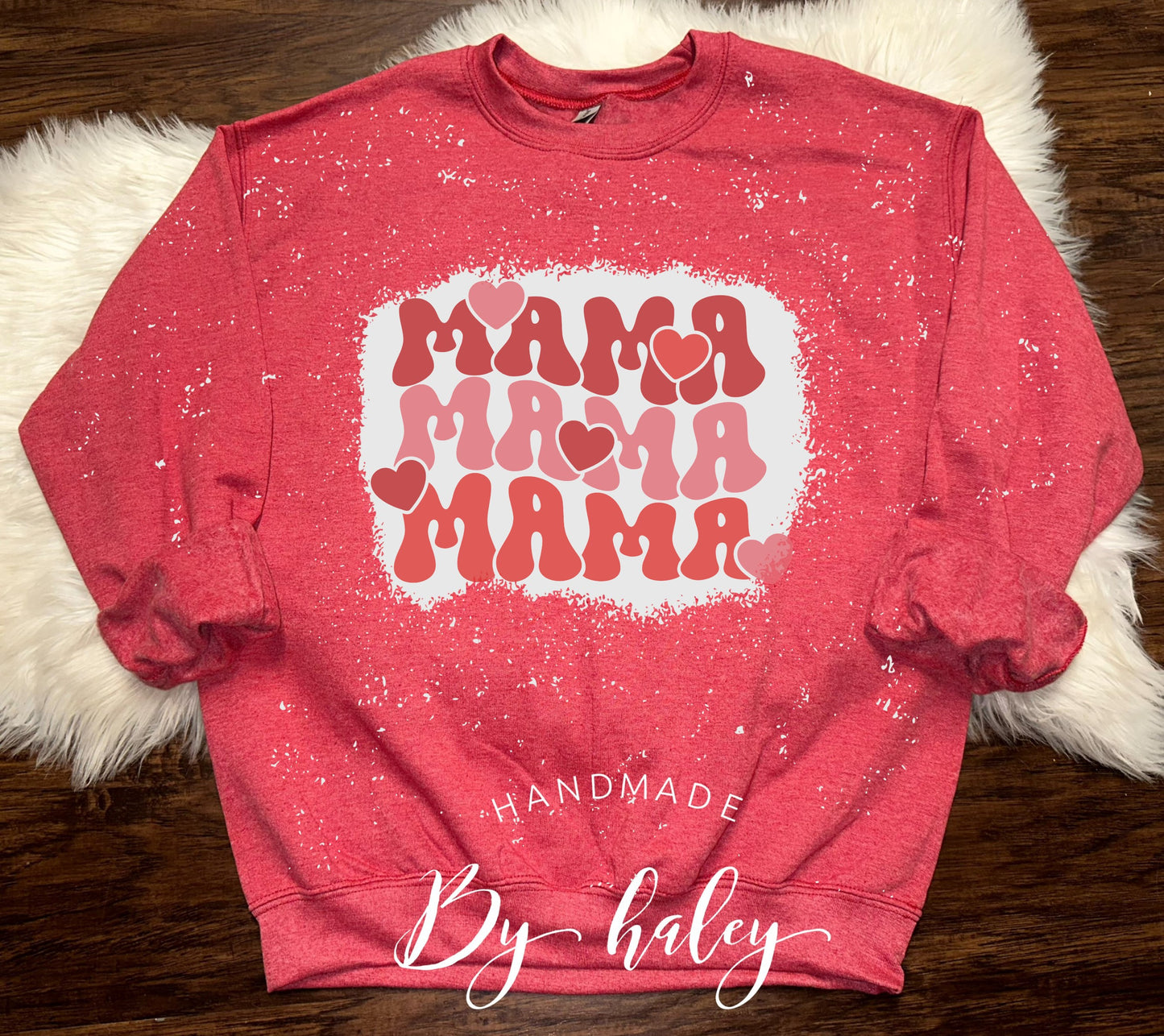 Bleached V-Day Mama Crewneck