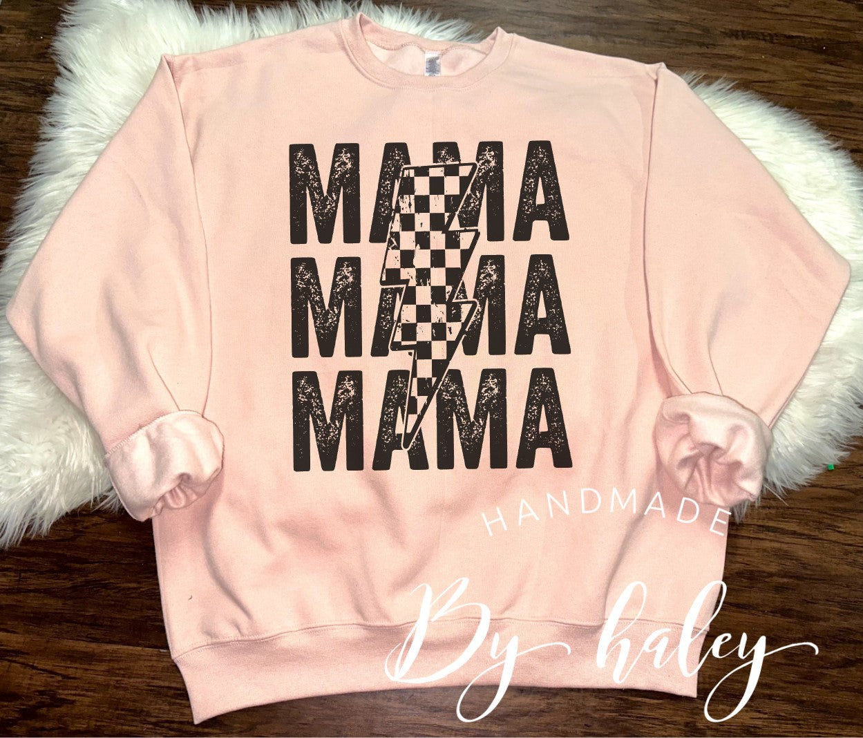 Mama Lightening Bolt Crewneck