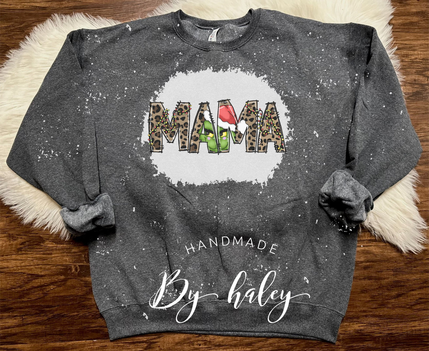 Bleached Mama Christmas Crewneck