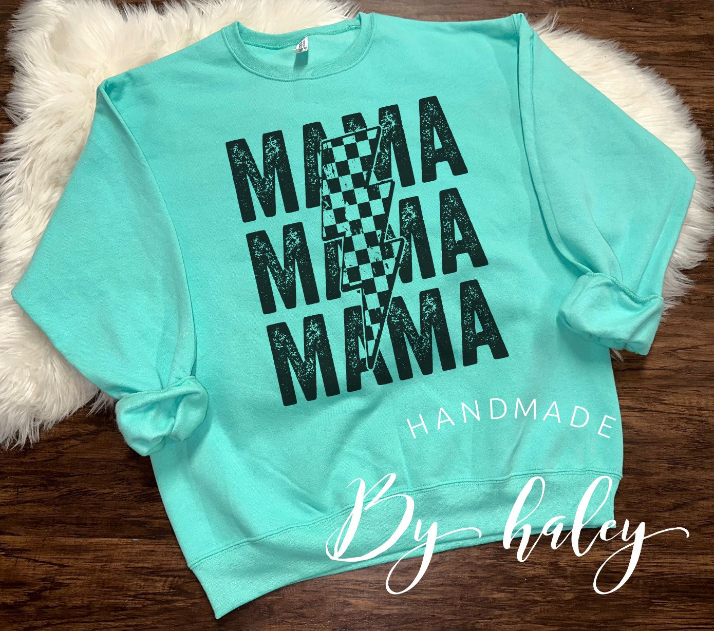 Mama Lightening Bolt Crewneck