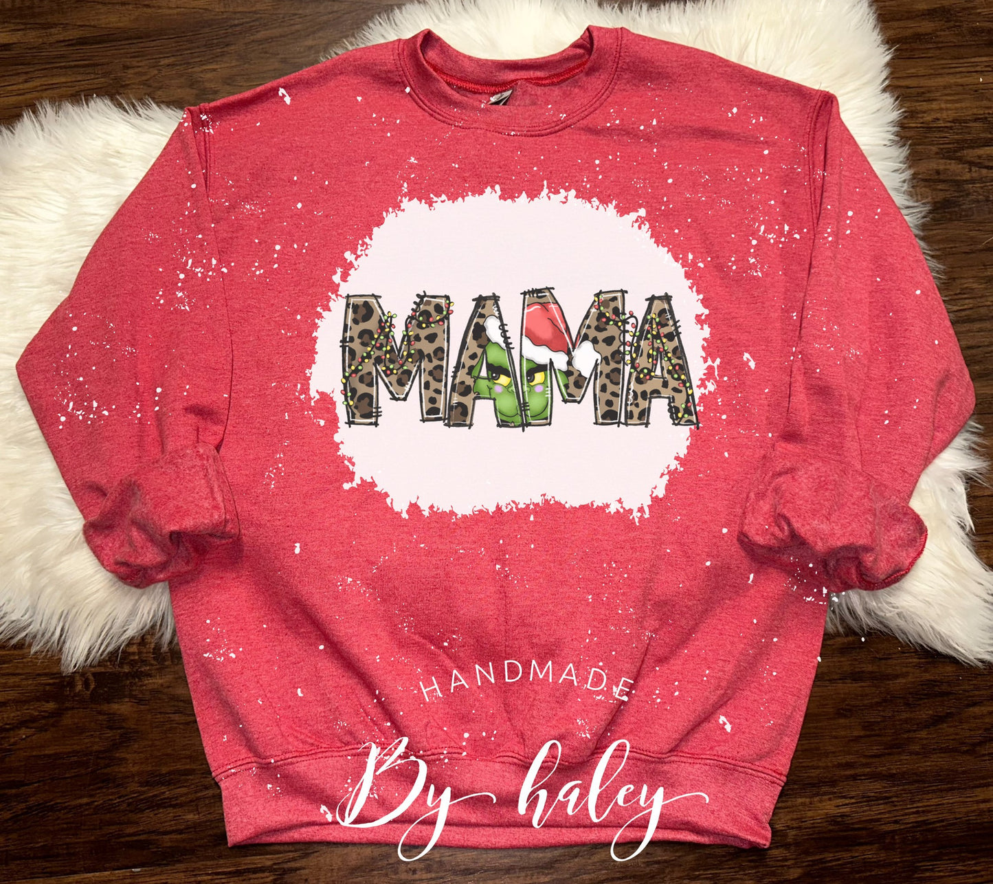 Bleached Mama Christmas Crewneck