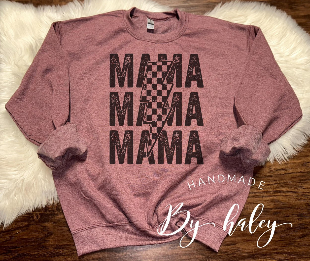 Mama Lightening Bolt Crewneck