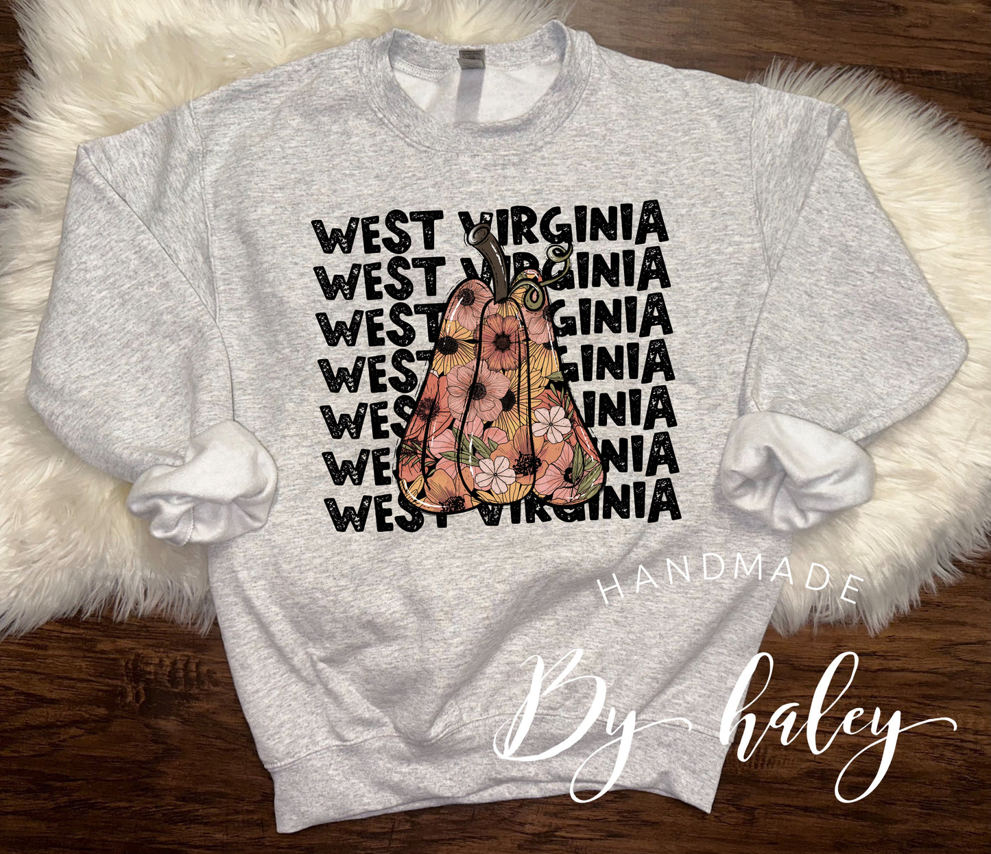 West Virginia Pumpkin Crewneck