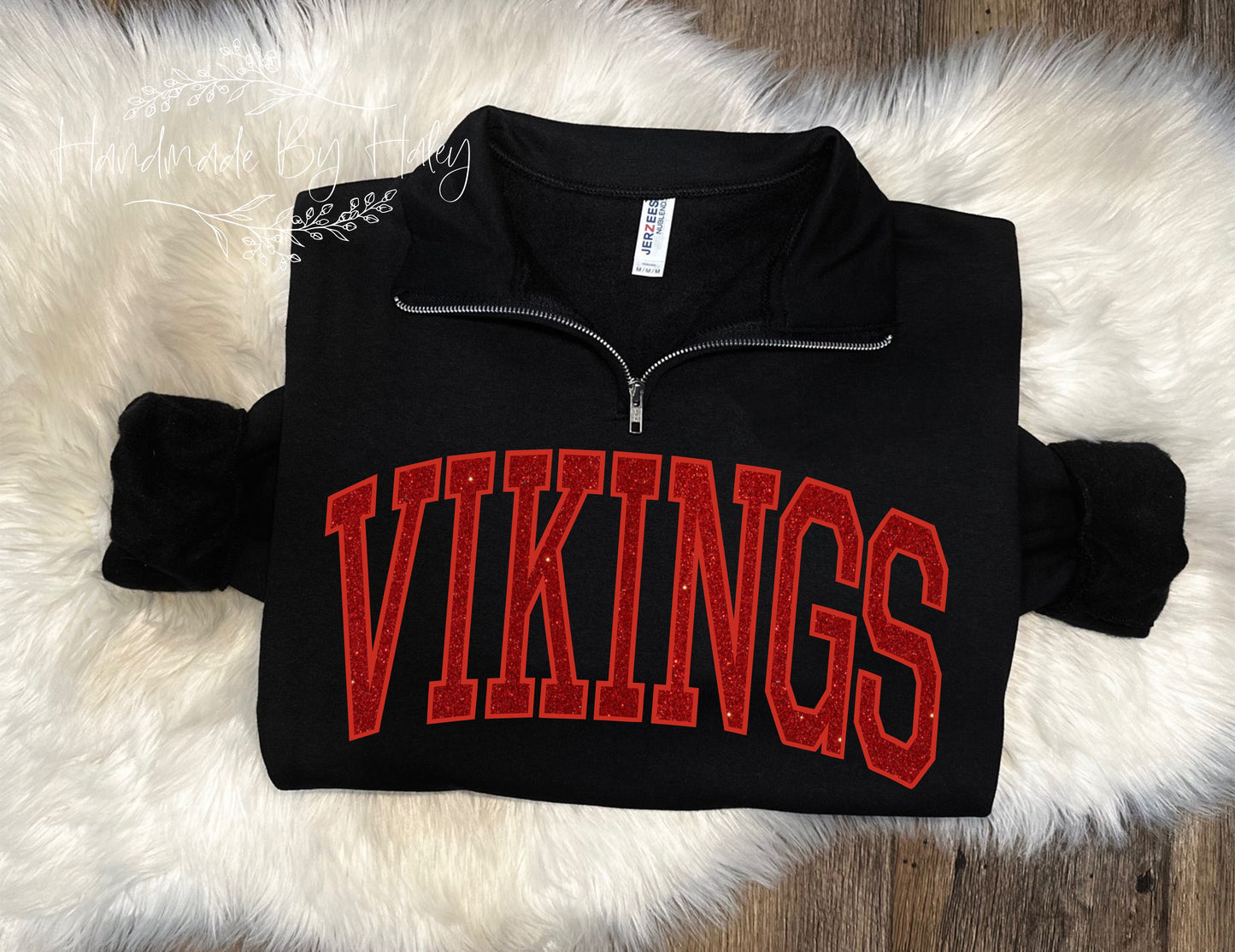 Glitter Vikings Quarter Zip