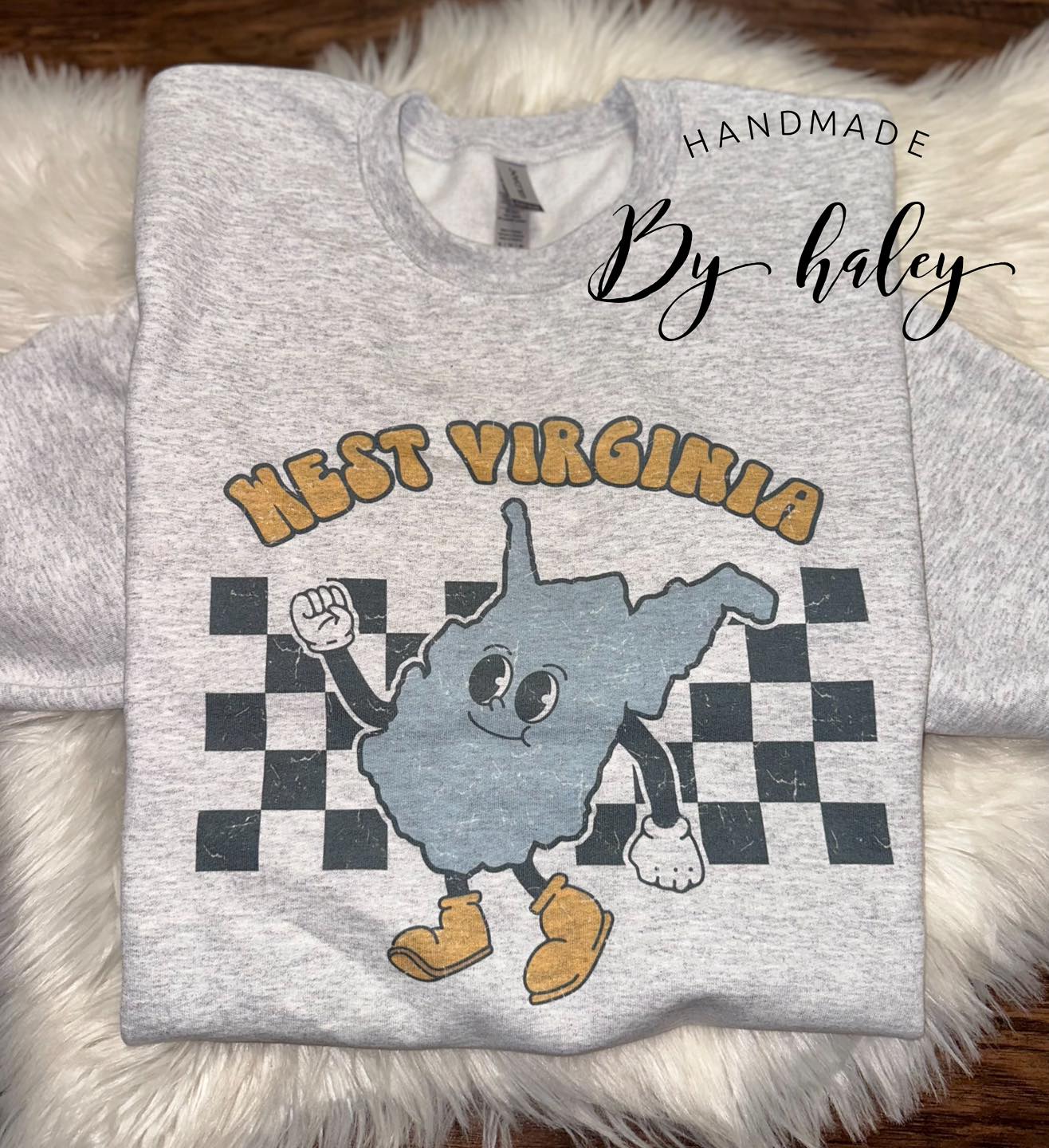 Retro West Virginia Crewneck