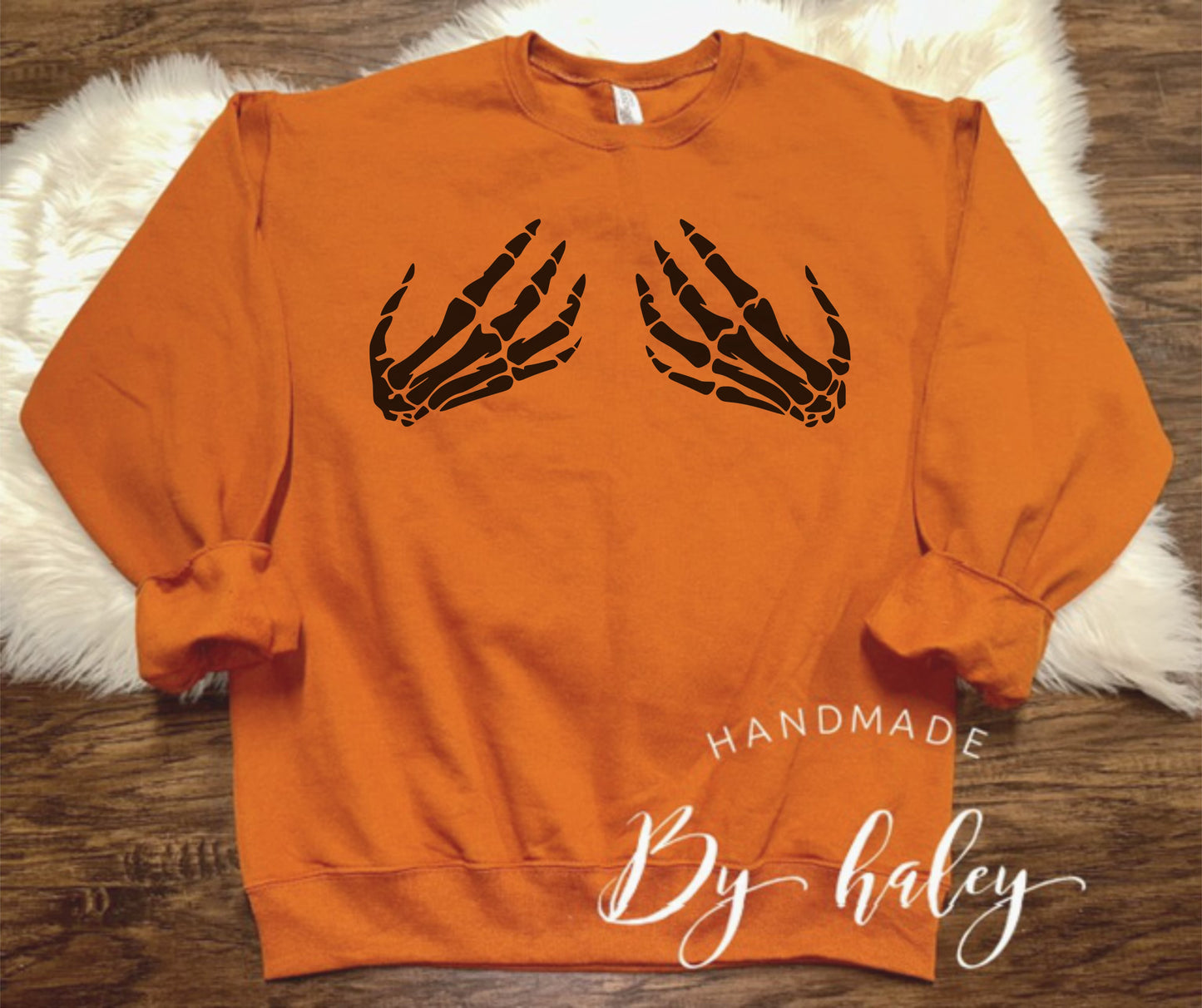Skeleton Hand Tatas Crewneck