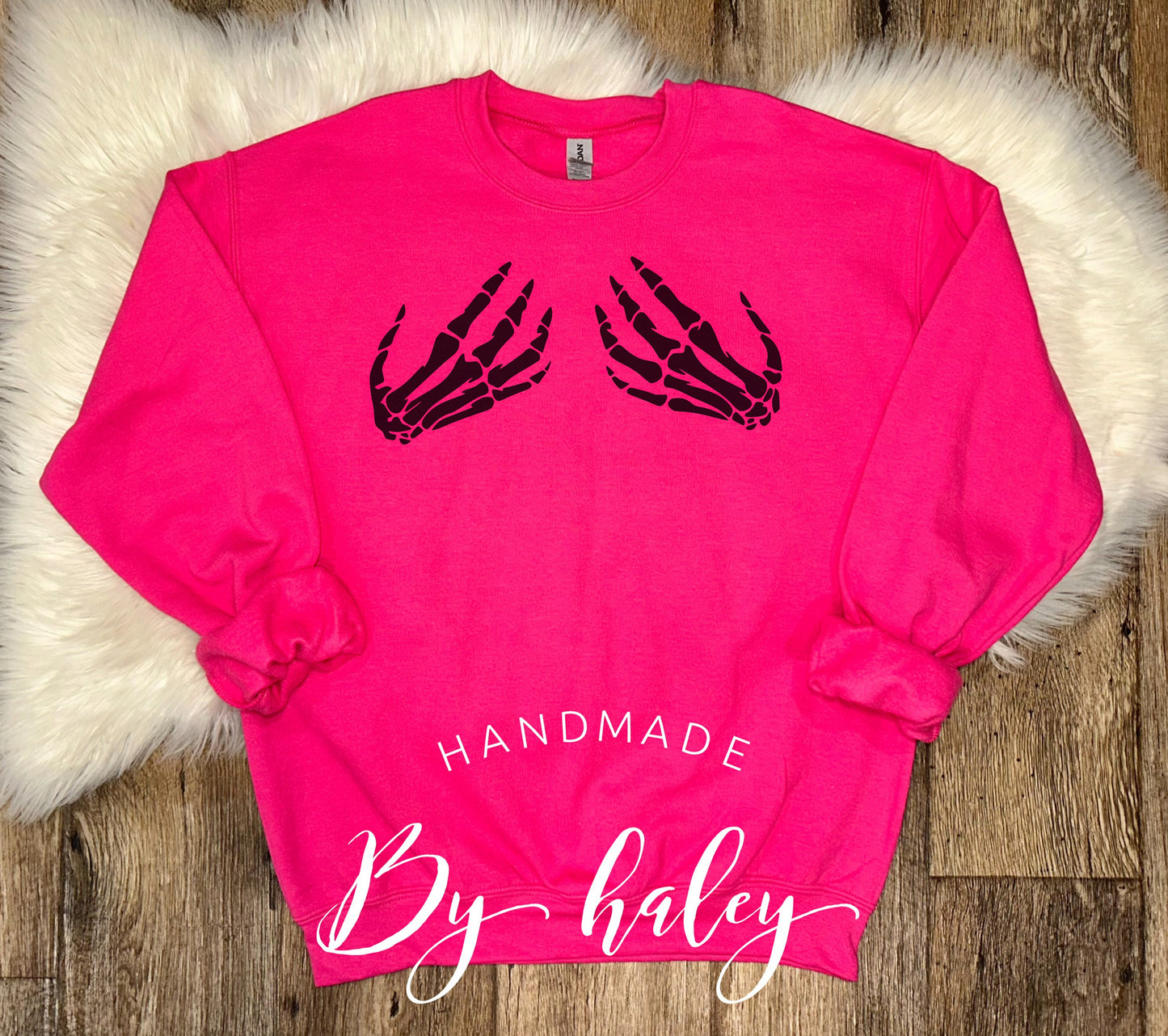 Skeleton Hand Tatas Crewneck