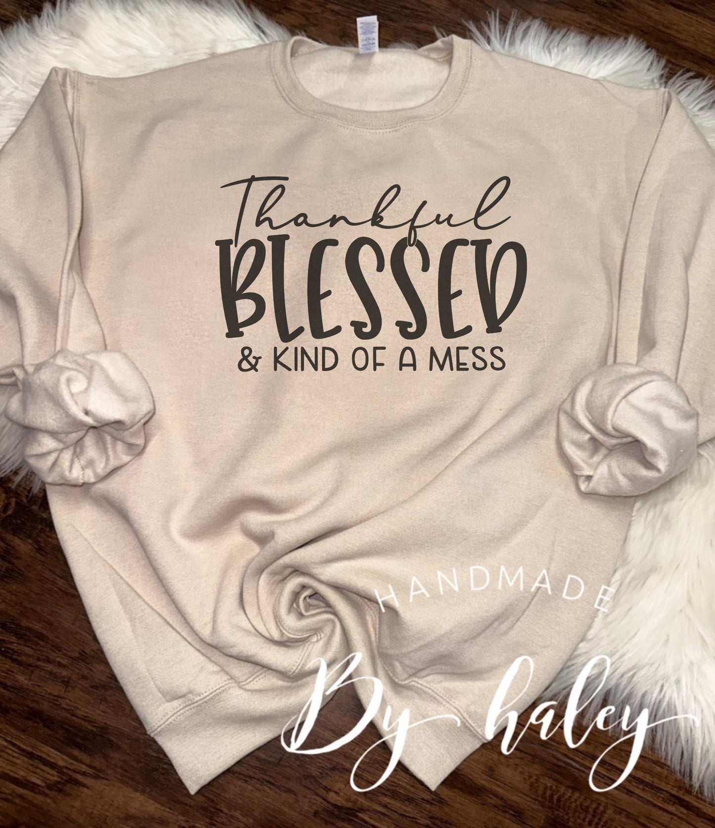 Thankful & Blessed crewneck