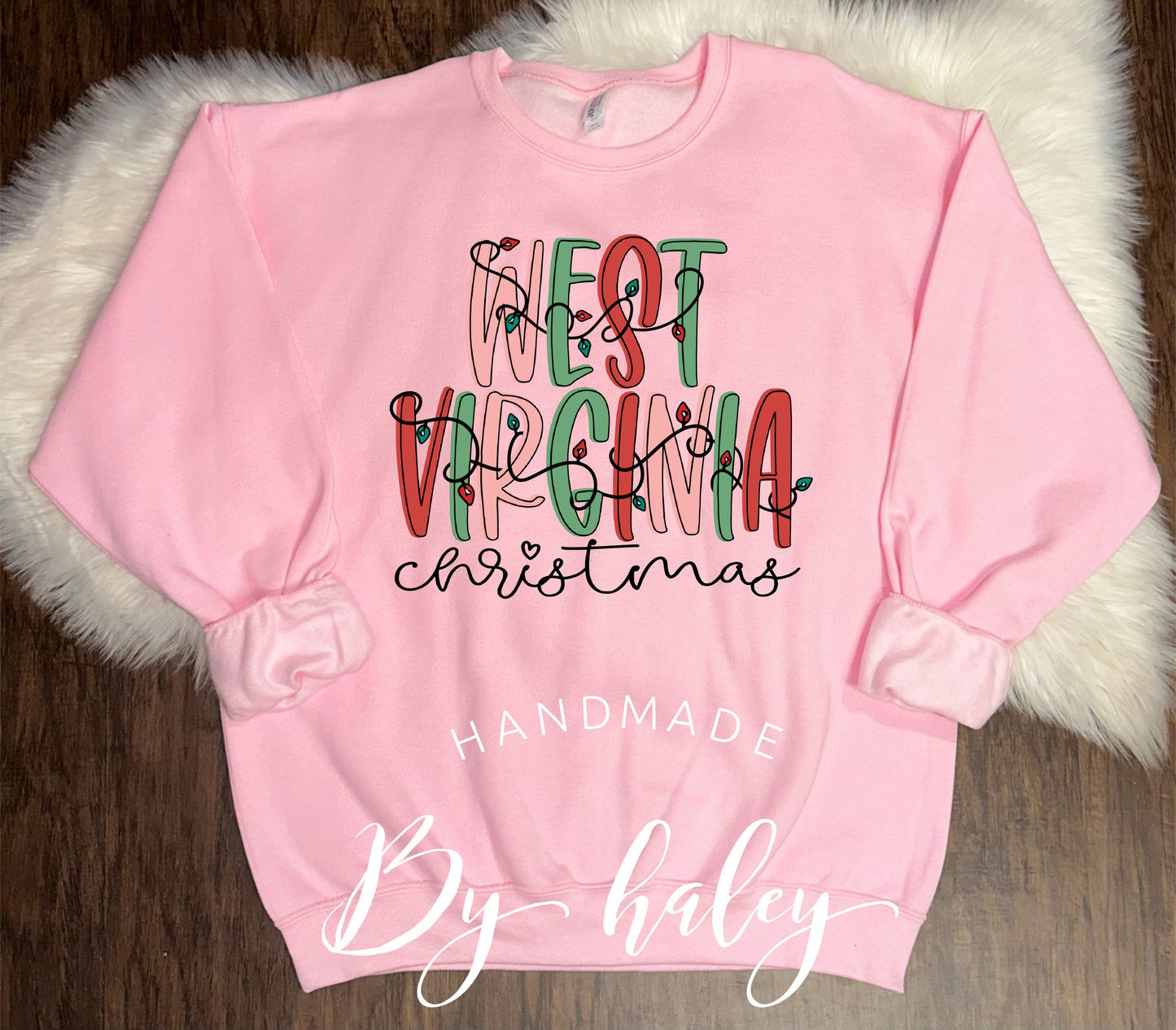 West Virginia Christmas Crewneck