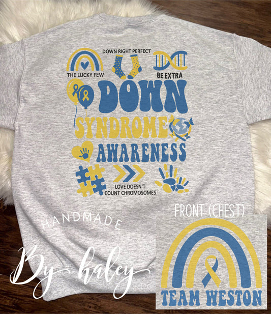 Team Weston Down Syndrome Awareness Crewneck