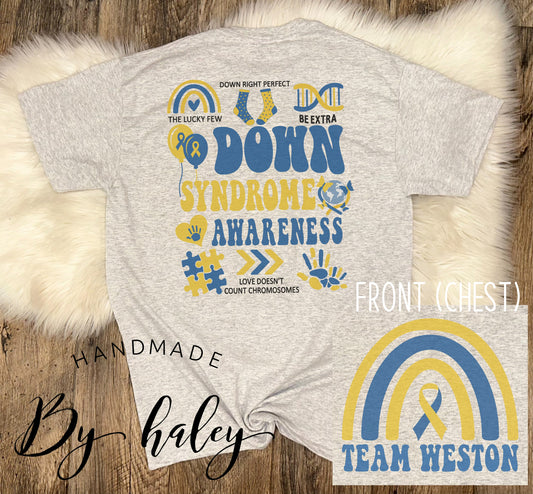 Team Weston Down Syndrome Awareness T-Shirt