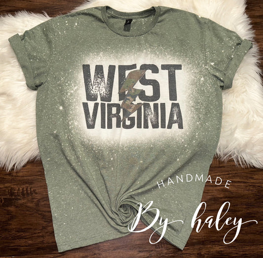 WV Lightening Bolt Camo T-Shirt