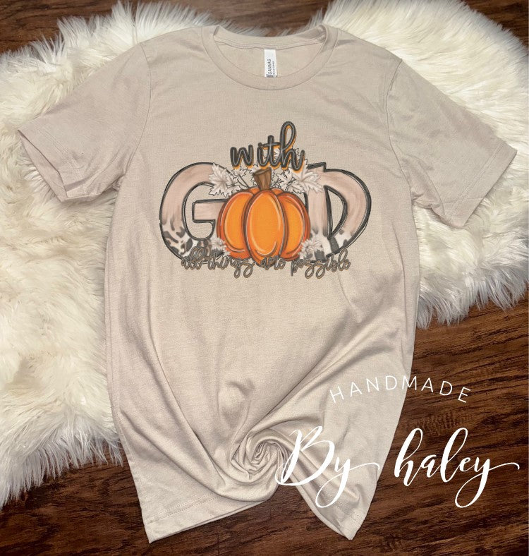 With God Pumpkins T-Shirt